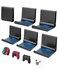 6amLifestyle 6 Pack Foldable Controller Wall Mount Holder for Xbox PS5 PS4 PS3 Switch Pro Strong AdhesiveScrew Upgraded Controller Stand Hanger with Antislip Pad Universal Gaming Remote Headphone Acce