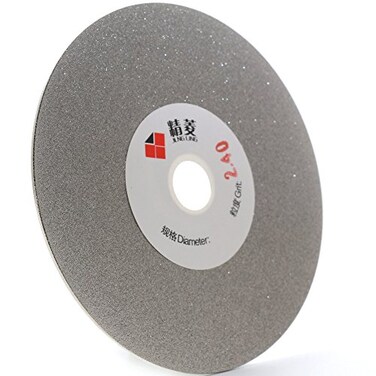 JINGLING 4 inch 100mm Diamond Flat Lap Disc Coated Grinding Disk Grit 240 Medium