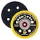 Dura-Gold DuraGold Pro Series 5 Hook Loop DA Backing Plate Pad 5 Hole Pattern Dustless Low Profile Edge Medium Density DualAction Random Orbital Sanding Pad Sander Polisher Auto Woodworking Sandpaper