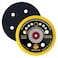 Dura-Gold DuraGold Pro Series 5 Hook Loop DA Backing Plate Pad 5 Hole Pattern Dustless Low Profile Edge Medium Density DualAction Random Orbital Sanding Pad Sander Polisher Auto Woodworking Sandpaper