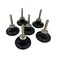Nobranded 6 Pack 2 Inch Disc Pad Holder Adapter Quick Change Disc Adapter Drill Adapter with 14 Shank Pad Holder Lock Disc Holder for Polishing Sanding Surface Conditioning Disc Pad Holder Assembly