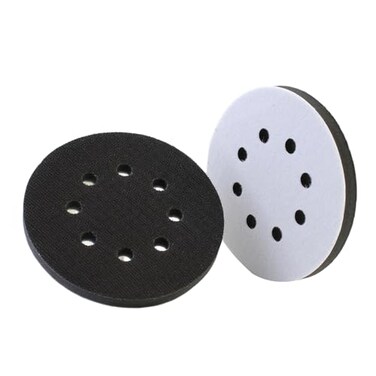 IPELY 2 Pack 5 Inch 8 Holes Foam Interface Pad Surfprep Foam Sanding Pads for Buffer 2 Pack