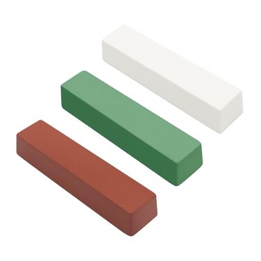SCOTTCHEN Buffing Polishing Cutting Compounds 12 Oz Kit Green FineWhite MediumRed Coarse 3 Pack