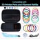 Lebakort Hard Case Compatible with SCRIB3D P1 Advanced MYNT3D Super Professional Printing 3Doodler Pro 3Doodler Flow PIKA3D PRO 3D Printing Pen Off White Orange Case