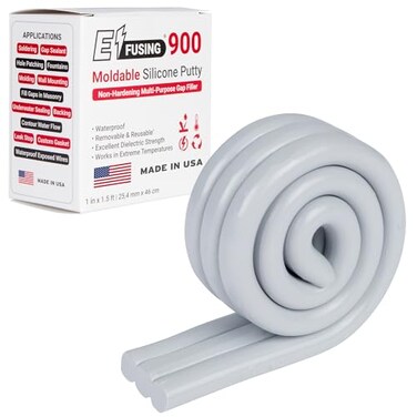E/FUSING 900 Moldable Silicone Putty Gray Circular Shape