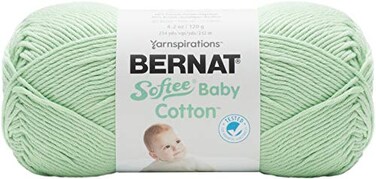 Bernat Softee Baby Cotton Yarn Jade Frost
