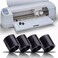 gtpartes GTPARTES Rubber Roller Compatible with cricut Maker 23 Joy cricut Explore air 2 cricut Explore 3 and All Other Models Rubber Wheel Mat Guide