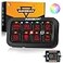 Auxbeam 8 Gang Switch Panel RB80 Toggle Momentary Pulsed RGB Dimmable Switch Panel Multifunction Panel Two Sided Output Marine Switch Panel IP65 Waterproof for Car Boat RV