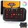 Auxbeam 8 Gang Switch Panel RB80 Toggle Momentary Pulsed RGB Dimmable Switch Panel Multifunction Panel Two Sided Output Marine Switch Panel IP65 Waterproof for Car Boat RV