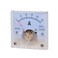 uxcell Analog Current Panel Meter DC 050A 91C4 Ammeter for Circuit Testing Charging Battery Ampere Tester Gauge Pack of 1