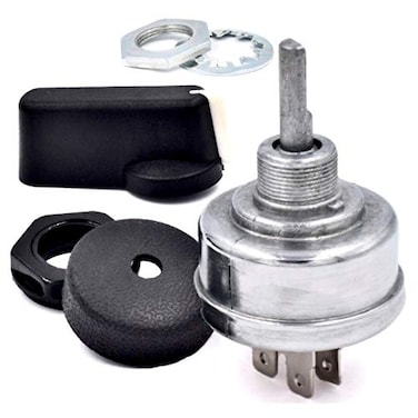 HD Switch Starter Ignition Switch 4 Position Replaces Miller Welder 217680 207073 Includes Handle Lever Dust Shield Grommet System