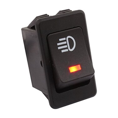 TOMALL Car Replacement Fog Light Toggle Switch DC 12V 35A ONOff Switch Red Light