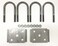 LIBRA 3500lbs Trailer U Bolt Kits for 238 Round Trailer Axles