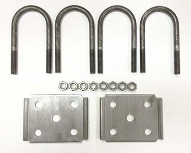 LIBRA 3500lbs Trailer U Bolt Kits for 238 Round Trailer Axles
