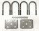 LIBRA 3500lbs Trailer U Bolt Kits for 238 Round Trailer Axles