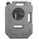 Rough Country 10L 26 Gallon Flat Fluid Container wLockable Mount NonPotable Water Utility Storage for Trucks SUV RV UTV OffRoad Vehicles Gray
