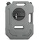 Rough Country 10L 26 Gallon Flat Fluid Container wLockable Mount NonPotable Water Utility Storage for Trucks SUV RV UTV OffRoad Vehicles Gray
