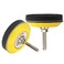 YAKAMOZ Yakamoz 2 Pack 3Inch Hook and Loop Sanding Backing Pad with 14 Inch Shank and Soft Foam Layer Buffering Pad Polishing Tool Kit for Drill Air Die Grinder Sander Grinding Rotary Tool