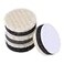 uxcell 2 Wool Felt Sponge Polishing Pad Hook and Loop Buffing Wheel Medium Polishing for Orbital Polisher Buffer 4 Pcs