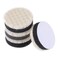 uxcell 2 Wool Felt Sponge Polishing Pad Hook and Loop Buffing Wheel Medium Polishing for Orbital Polisher Buffer 4 Pcs