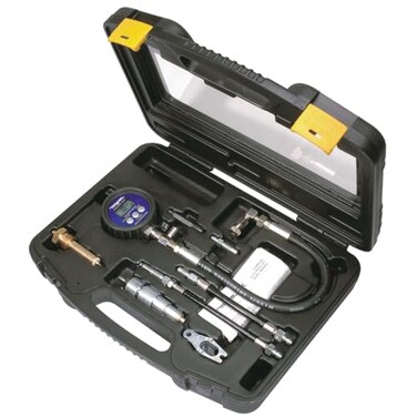 Mityvac MV5535 Digital Diesel Compression Test Kit Memorizes The Peak Compression Value for Each Cylinder up to 12 Cylinders Powered by 9Volt Battery Black