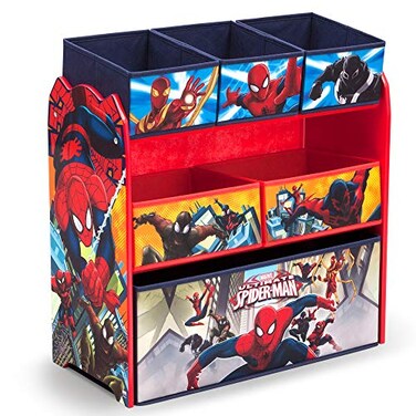 Delta Children MultiBin Toy Organizer Marvel Spider Man