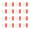 DonLeeving 140 PCS Eyelash Glue Replacement Eyelash Glue Bottle Nozzle Caps Lash Glue Bottle Plug Glue Mouth Tips Glue Bottle Pins Blocking Needle for Home Salon Eyelash Extensions Tools
