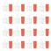 DonLeeving 140 PCS Eyelash Glue Replacement Eyelash Glue Bottle Nozzle Caps Lash Glue Bottle Plug Glue Mouth Tips Glue Bottle Pins Blocking Needle for Home Salon Eyelash Extensions Tools