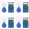 Shutao 4Pcs RC522 RFID Module Kit RF RC522 Reader IC Card Sensor Module with S50 White Card and Key Ring RFID Sensor Module