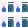 Shutao 4Pcs RC522 RFID Module Kit RF RC522 Reader IC Card Sensor Module with S50 White Card and Key Ring RFID Sensor Module
