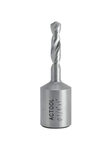 ACTOOL 14 Diameter x 1 Depth of Cut HSS Solid Drill with 34 Weldon ShankHSS Fully Ground Drill