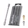 Saipe 20pcs Mini Drill Bit Set 2pcs Drill Bit Chuck Spiral Hand Push Drill Chuck Twist Bit Micro Tool for Jewelry Making DIY Wood Jewelry Resin Plastic 032mm
