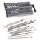 Saipe 20pcs Mini Drill Bit Set 2pcs Drill Bit Chuck Spiral Hand Push Drill Chuck Twist Bit Micro Tool for Jewelry Making DIY Wood Jewelry Resin Plastic 032mm