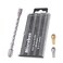 Saipe 20pcs Mini Drill Bit Set 2pcs Drill Bit Chuck Spiral Hand Push Drill Chuck Twist Bit Micro Tool for Jewelry Making DIY Wood Jewelry Resin Plastic 032mm