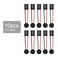 Zopsc PC Internal Speaker 10pcs Motherboard Buzzer Connector Plug for Computer Diagnostic Beep Codes ABS Material 6cm Length