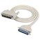 XMSJSIY DB25 to CN36 Parallel Printer Cable DB25 25 Pin Male to CN36 Centronics 36 Pin Male Serial Parallel Printer Extension Cable Adapter for Connect Computers Printers 25C30AWG 15M