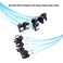 ADCAUDX SATAIII Cable 05M 6PcsSet Thin 90Degree SATA Cable RightAngle to Straight 6Gbps Data Bundled for Server Raid SSD HDD CD DVD Drives 16FT