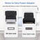 Duttek SATA to Molex Adapter 15Pin SATA to 4Pin IDE Connector for Hard Drives 2 Pack