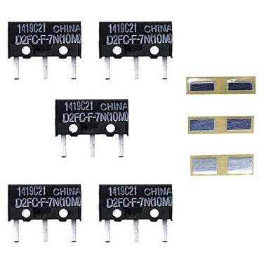 HUYUN Micro Switch Microswitch Switches Replacement for Razer Logit Apple MS Mouse Qty 5 D2FCF7N10M