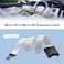 ASHATA Mini SD to Mini SD Card Extension Cable Adapter Flexible Extender with Case TF to TF Extender Cable for 3D PrinterCarCameraDVDDVRLED Display Board 60CM