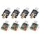 Alinan 4pcs Laser Sensor Module NonModulator Tube Laser Receiver Module with 4pcs KY008 650nm Laser Transmitter Module for AVR