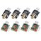 Alinan 4pcs Laser Sensor Module NonModulator Tube Laser Receiver Module with 4pcs KY008 650nm Laser Transmitter Module for AVR