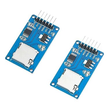 DIYables Micro SD Card Adapter Module Reader for Arduino ESP32 ESP8266 Raspberry Pi 2 Pieces