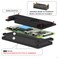 eleUniverse for Raspberry Pi Zero 2 W Aluminum Passive Cooling Heatsink Case Stackable Shell with 2x20Pin GPIO Header for Raspberry Pi Zero 2 WZero WZeroBanana Pi M2 Zero 2W02