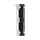 NavePoint 12Port Cat6 UTP Unsheilded Mini Patch Panel with Wallmount Bracket Included Black