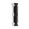 NavePoint 12Port Cat6 UTP Unsheilded Mini Patch Panel with Wallmount Bracket Included Black