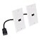 Cable Matters 2Pack 1Port HDMI Wall Plate in White 4K UHD ARC and Ethernet PassThru Support