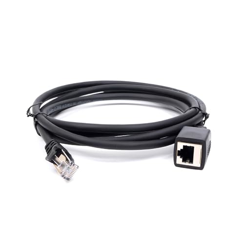 gabil Gabil 8pin RJ45 164ft 5m Mobile Radio Mic Extension Cable CAT6 Interference Resistant 8 PIN 5 M