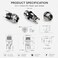 DIYhz 25mm DC Power Jack Socket Panel Mount DC Power Jack Socket Female Panel Mounting Connector 20Pcs