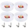 Postta BNC Video Power Cable 4 Pack 200 Feet Video Security Camera Cable Wire with Eight Connectors for CCTV DVR Surveillance System